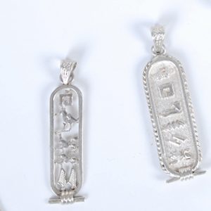 Silver cartouches